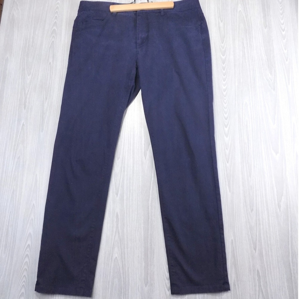 Rhone Mens Navy Blue Commuter Slim Fit Performance Pants Jeans Size 36 101253